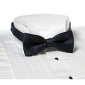 Navy Blue Banded Bow Tie